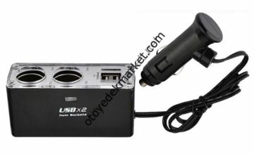 Space 2xUSB Çakmak Soketi