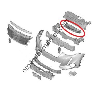 Peugeot 2008 (2020-2024) Ön Hava Izgarası (Orijinal)