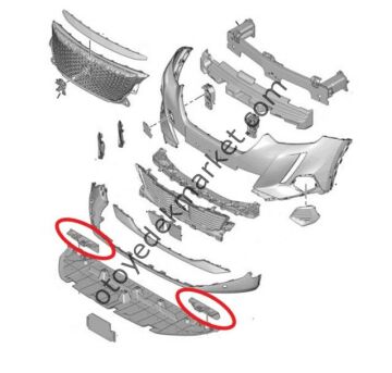 Peugeot 2008 (2020-2023) Motor Alt Muhafaza Bağlantı Ayağı (Orijinal)