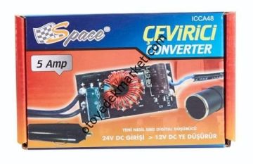 Converter Çevirici (24-12V Çevirici) 5 Amper