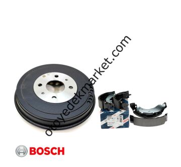 Peugeot Bipper (2008-2017) Arka Fren Kampana ve Balata Takımı (Bosch)