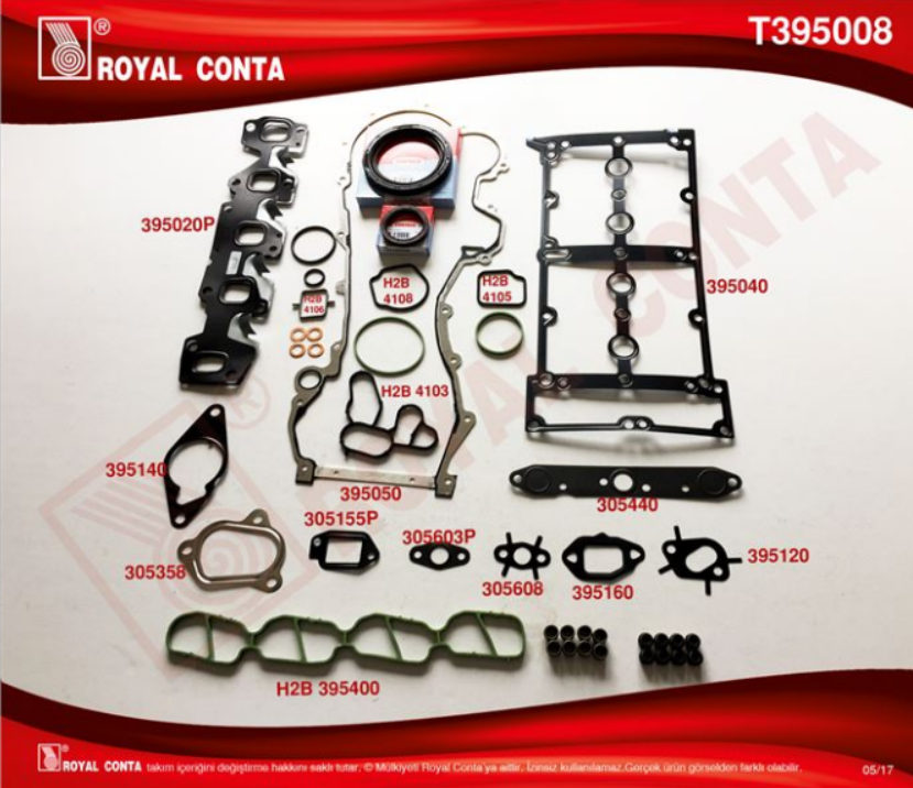 Citroen Nemo (2013-2017) 1.3 Hdi Motor Takım Alt-Üst Full Conta Seti (Royal)