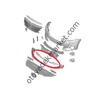 Peugeot 2008 (2020-2023) Ön Tampon Alt Çıta (Orijinal)