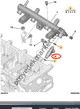 PEUGEOT 306 1,6 BENZİNLİ ENJEKTÖR (BOSCH)