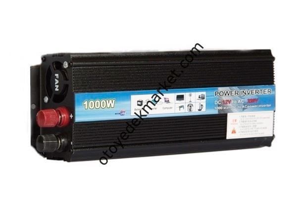 İnverter Dönüştürücü USB'li 1000W-12-220V