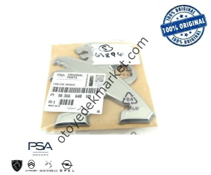 Peugeot 2008 (2020-2023) Ön Panjur Aslan Amblemi (Orijinal)