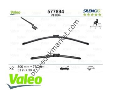Citroen Grand C4 Picasso (2014-2018) Ön Cam Silecek Süpürgesi Takımı (Valeo)