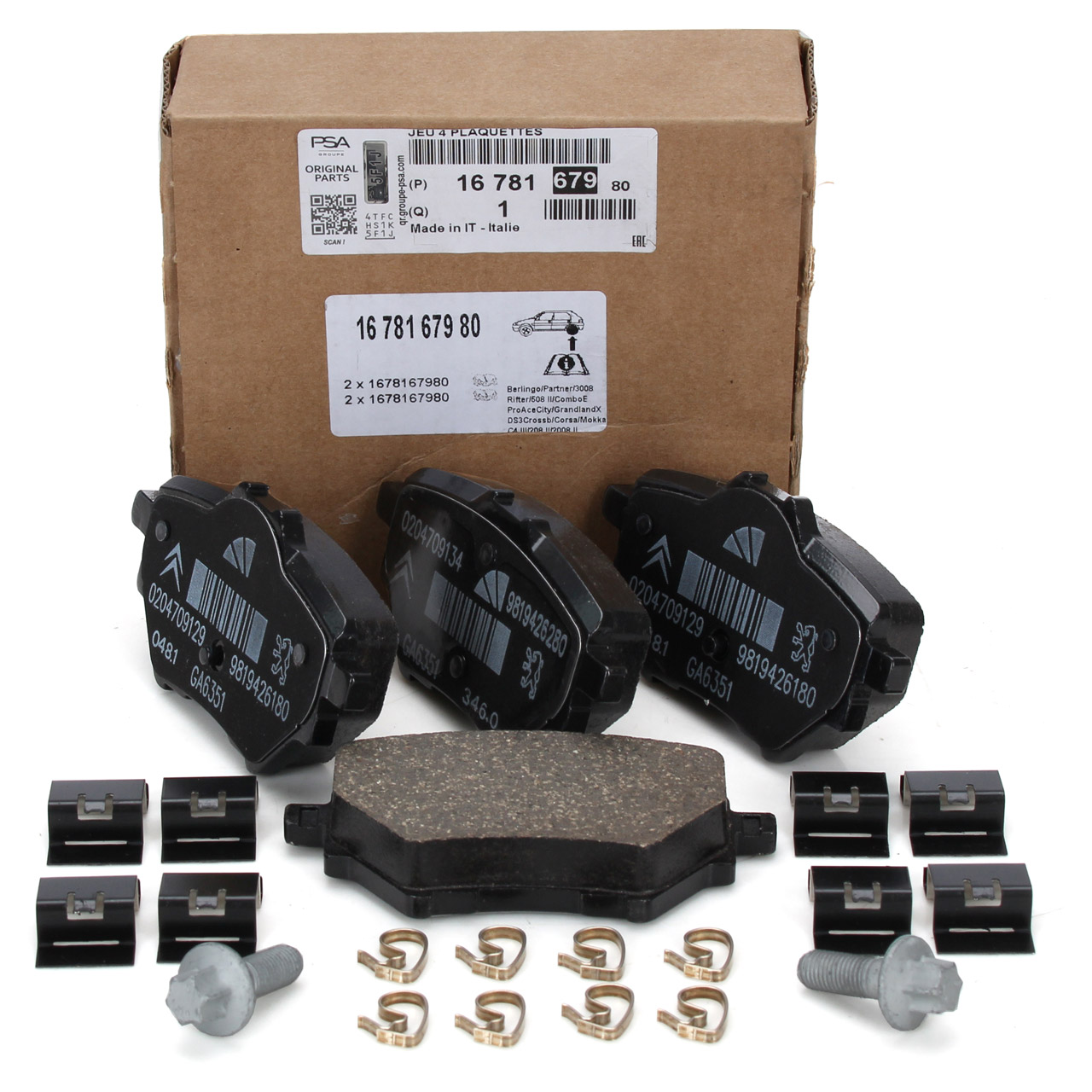 Opel Grandland X (2021-2024) Arka Fren Balata Takımı (Orijinal)