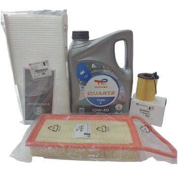 Peugeot 207 (2006-2011) 1.4 Hdı Filtre Seti Mazot Filtresiz  + 10w40 Yağ (Orijinal)