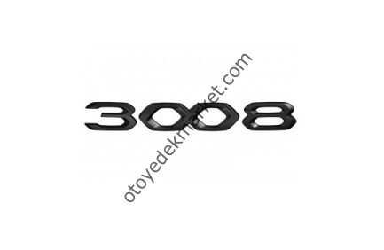 Peugeot 3008 (2021-2023) Bagaj ''3008'' Yazı (Orijinal)