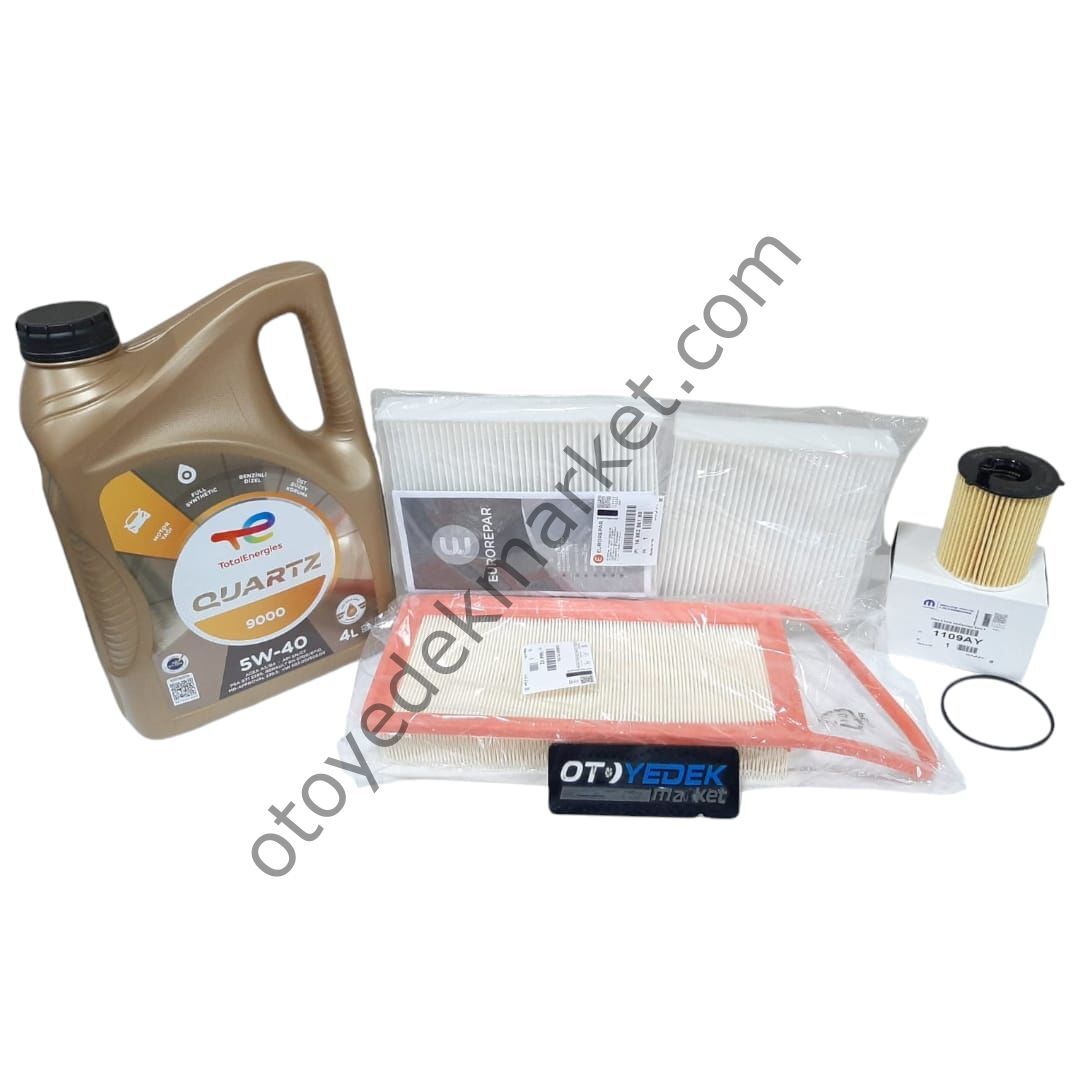 Peugeot 207 (2006-2011) 1.4 Hdı Filtre Seti Mazot Filtresiz +5w30 Yağ (Orijinal)