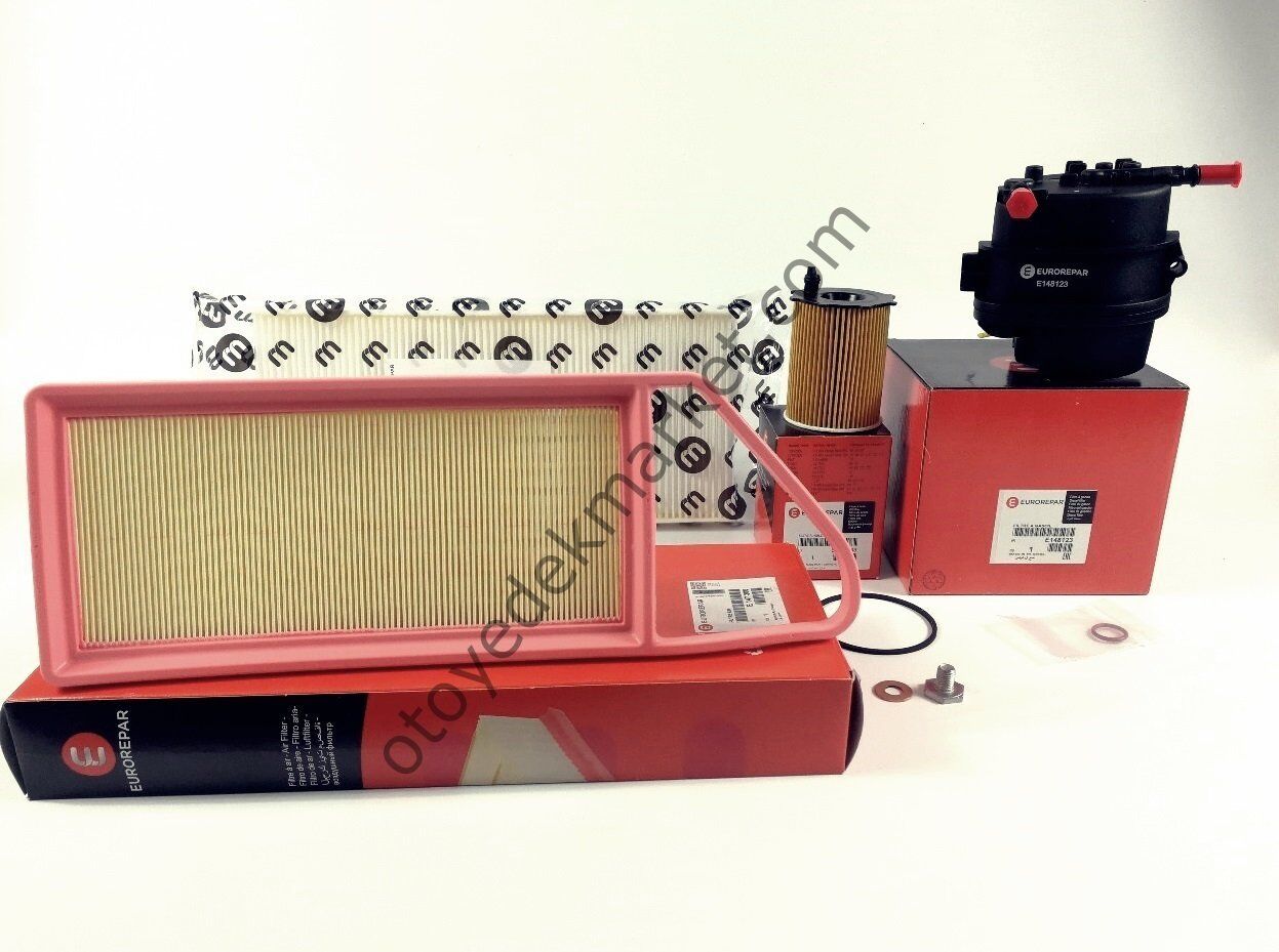 CİTROEN C3 (2003-2010) 1.4 HDI 70hp YAĞSIZ FİLTRE BAKIM SETİ (ORJİNAL)