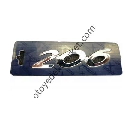 PEUGEOT 206 ARKA YAZISI (İTHAL)