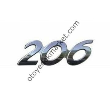 PEUGEOT 206 ARKA YAZISI (İTHAL)