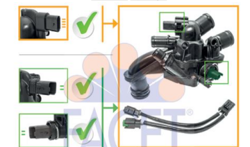 Citroen C3 ve DS3 (2010-2016) 1.4 16V ve 1.6 16V Benzinli Komple Termostat (Facet)