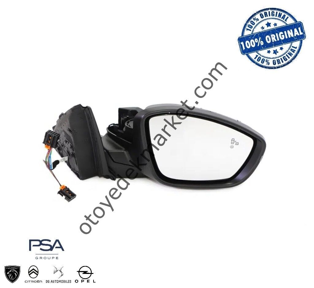 Peugeot 208 (2020-2023) Sağ Ön Dikiz Aynası (Orijinal)