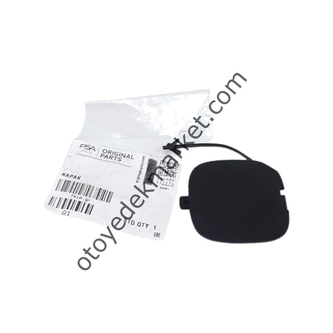 Citroen Nemo (2008-2017) Arka Tampon Çeki Demir Kapağı (Orijinal)