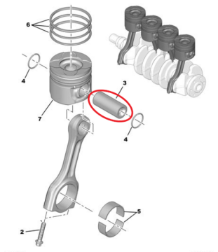 Peugeot Bipper (2013-2017) 1.3 Hdi Piston Pimi (Orijinal)