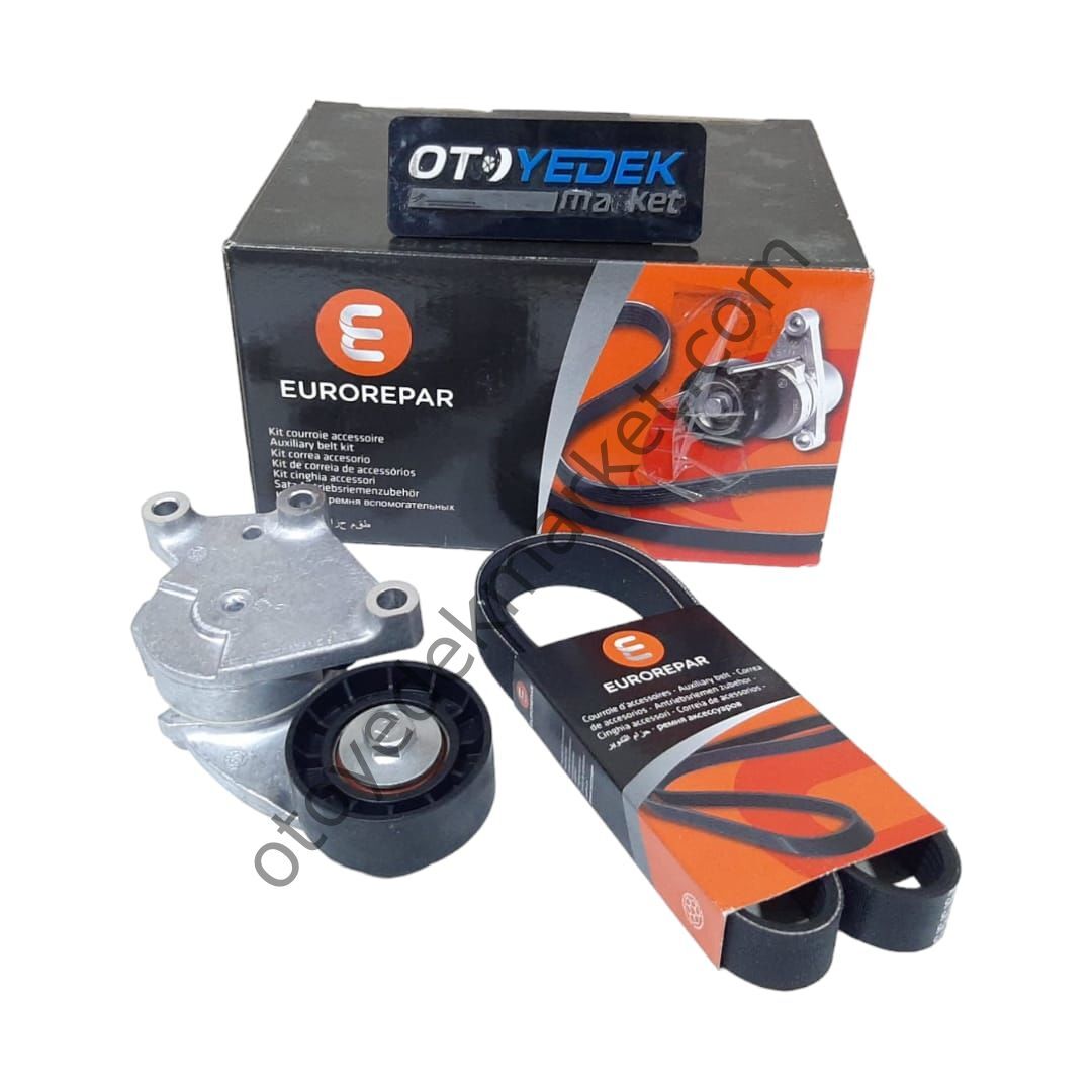 Citroen C4 (2004-2010) 1.6 Hdi Alternatör Gergi Rulmanı Ve V Kayış Kiti (Orijnal Eurorepar)
