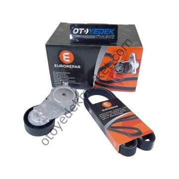 Citroen C4 (2004-2010) 1.6 Hdi Alternatör Gergi Rulmanı Ve V Kayış Kiti (Orijnal Eurorepar)