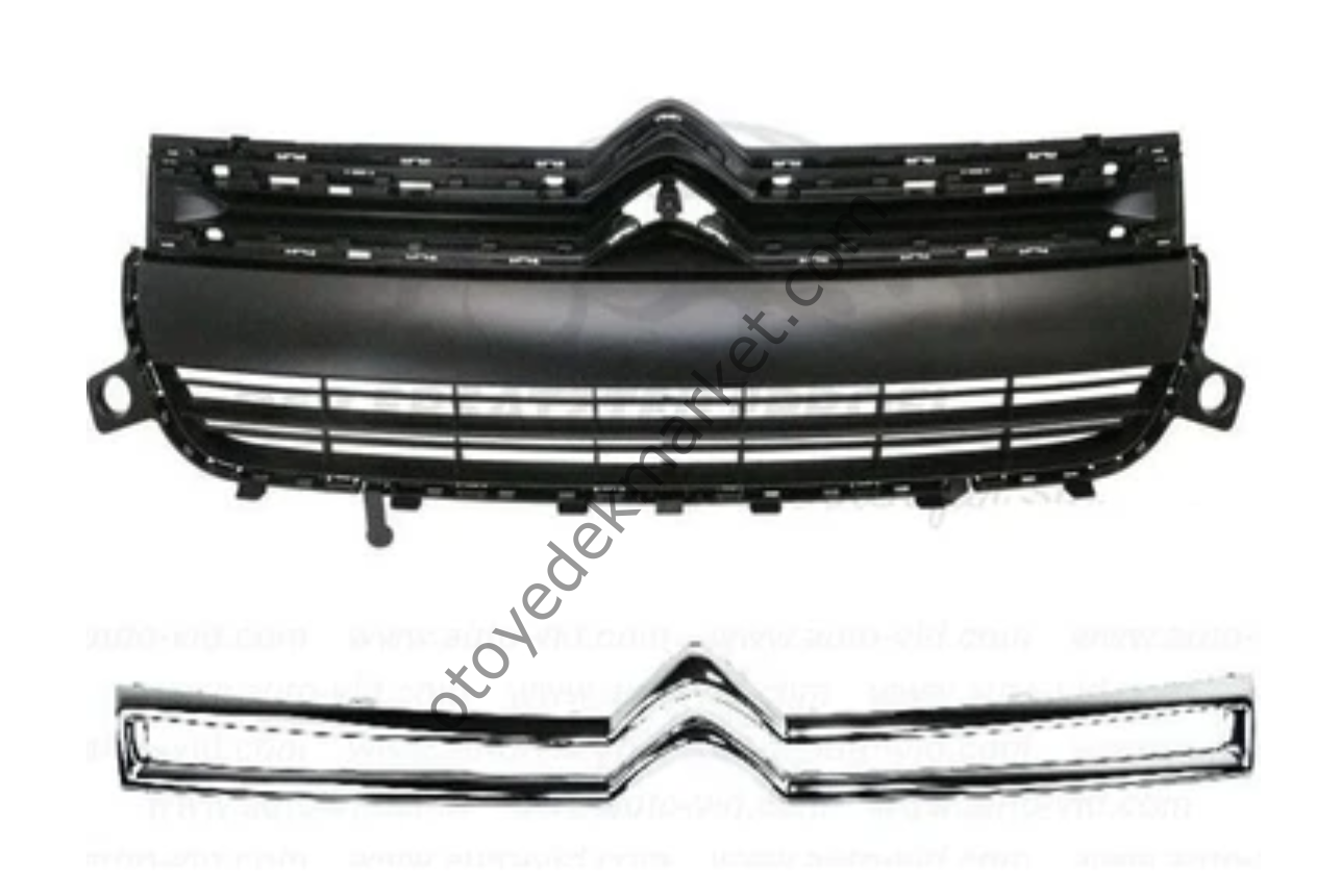 Citroen Berlingo (2014-2018) Ön Panjur ve Nikelajı (Komple) (İthal)