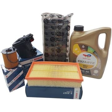 Peugeot 407 (2004-2011) 1.6 Hdi Filtre Bakım Seti+5w30 Yağlı  (Bosch)