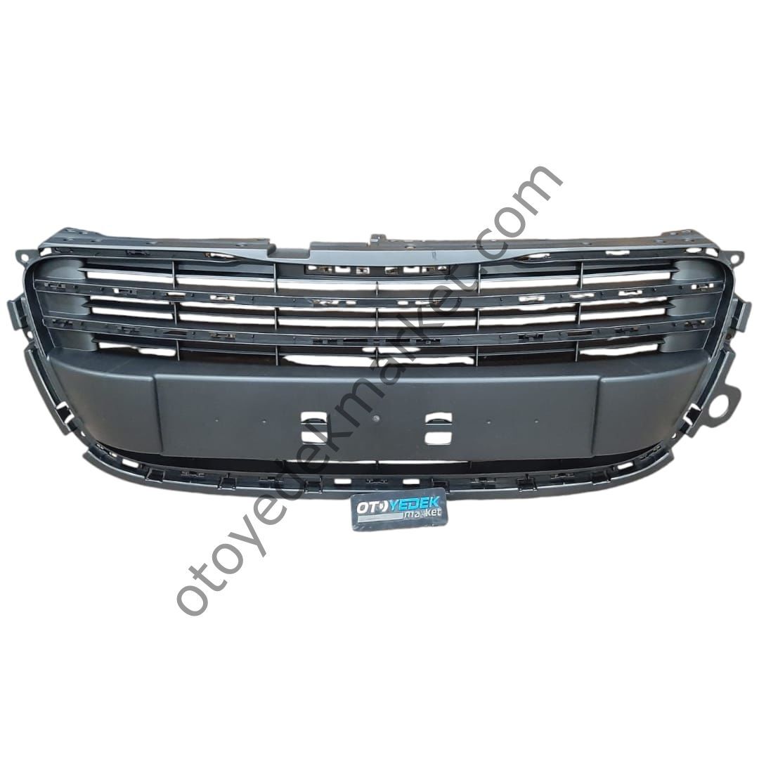 Peugeot 508 (2011-2014) Ön Tampon Orta Izgara Siyah (Phira)