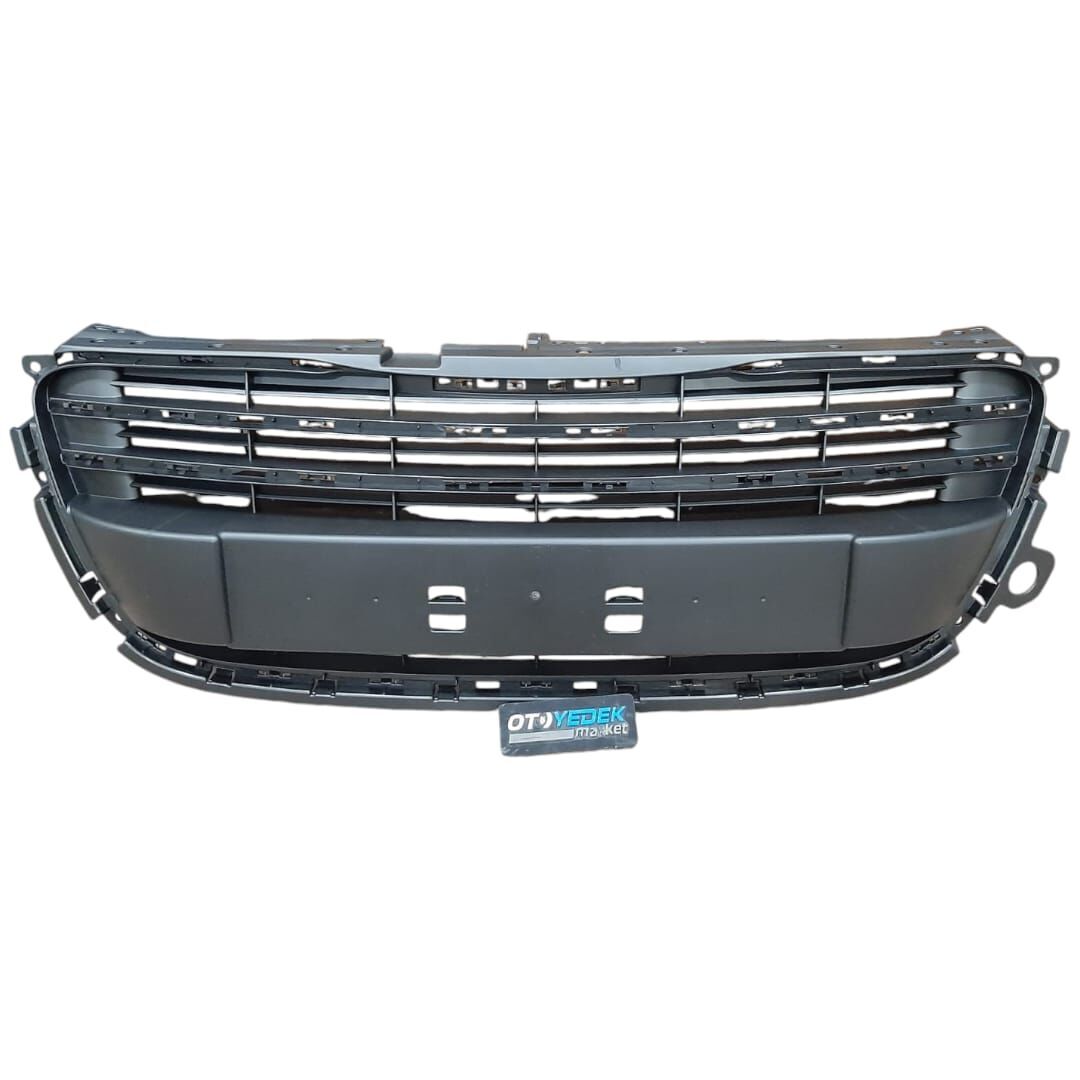 Peugeot 508 (2011-2014) Ön Tampon Orta Izgara Siyah (Phira)