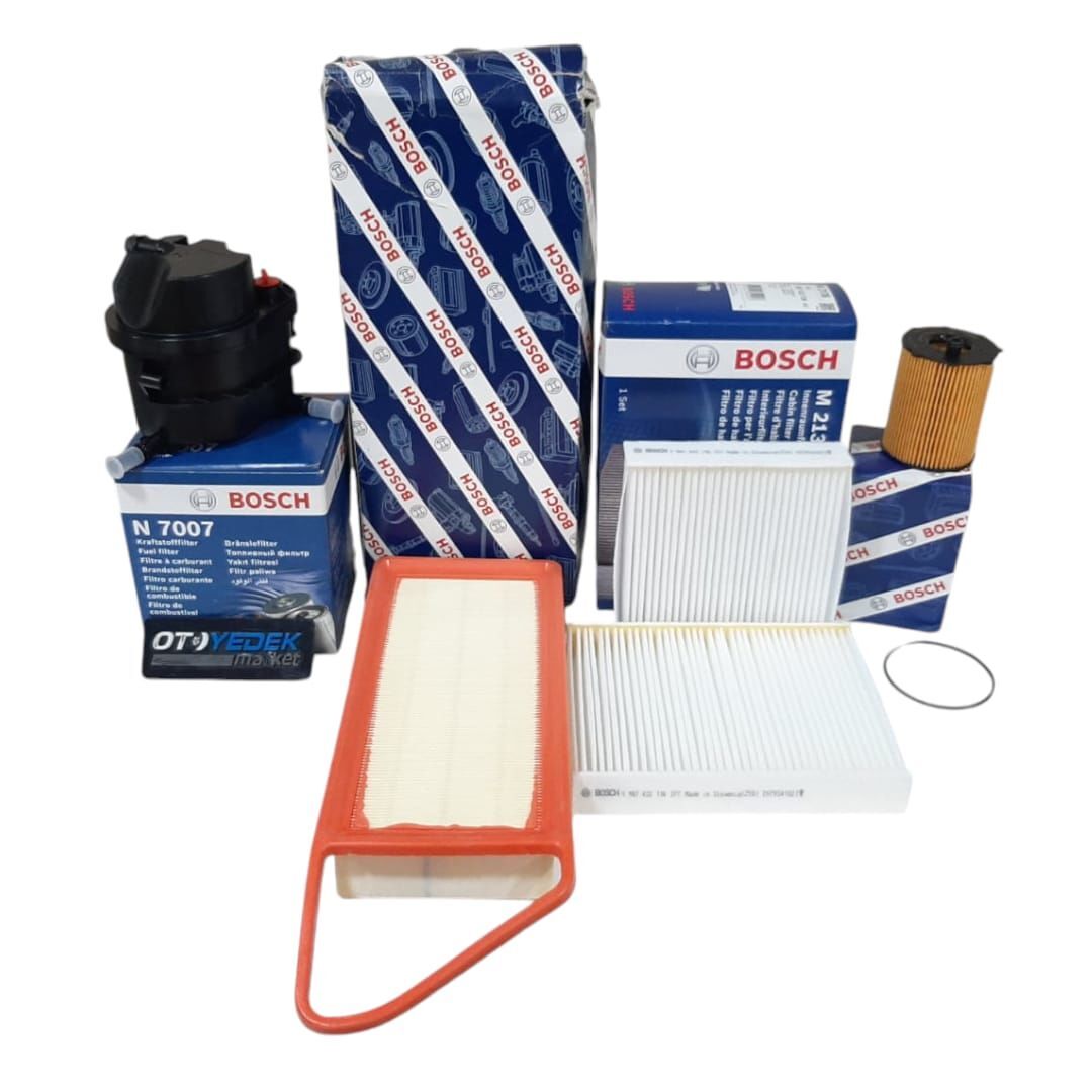 Peugeot 207 (2006-2012) 1,4 Hdi Filtre Bakım Seti Yağsız (Bosch)