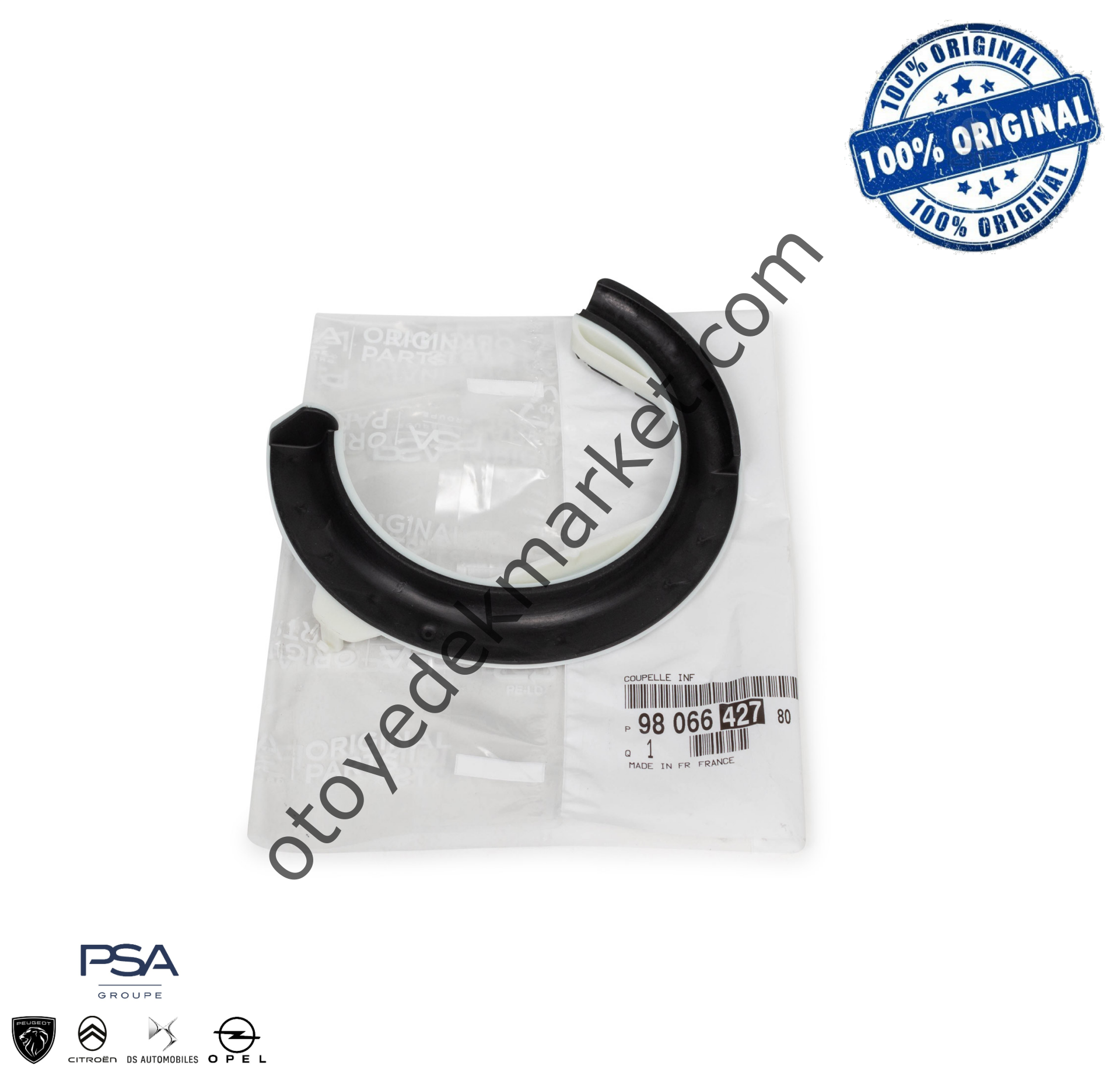 Peugeot 308 (2014-2021)  Ön Helezon Yayı Alt Lastiği (Orijinal)