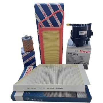 Peugeot 206 (2003-2012) 1.4 Hdi Filtre Bakım Seti Yağsız (Bosch)