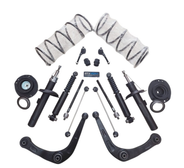 Peugeot 206 (1998-2012) Komple Ön Takım Seti Ön Amortisör Seti Ön Takım Seti  Helezon Yayı Arka Amortisör (İthal)