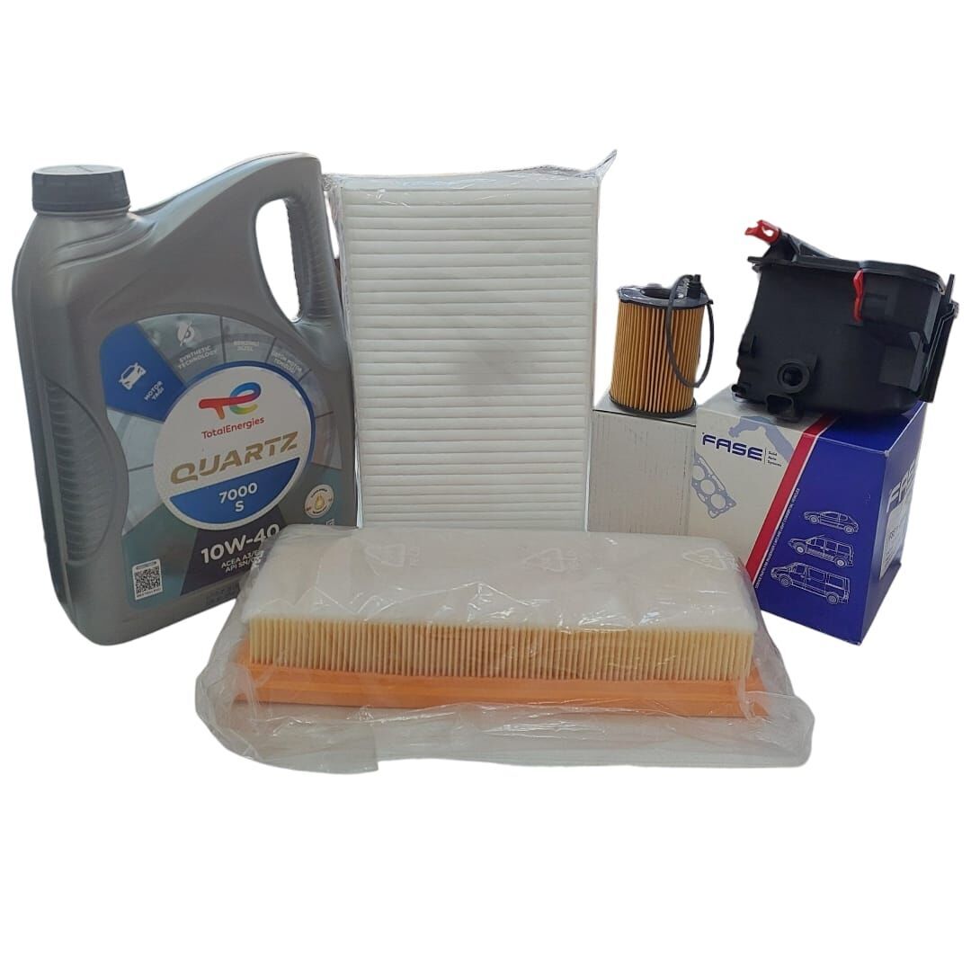 Peugeot 307 (2001-2008) 1.6 Hdi Filtre Bakım Seti (İthal) Ve 10w40 Motor Yağ