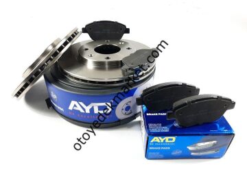 Citroen Berlingo (2003-2008) Ön Fren Balata Ve Disk Takımı (Ayd)