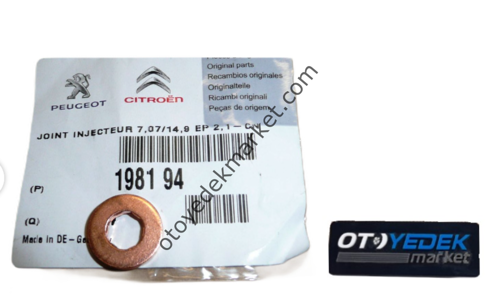 Citroen C5 (2011-2015) Enjektör Contası (Orijinal)