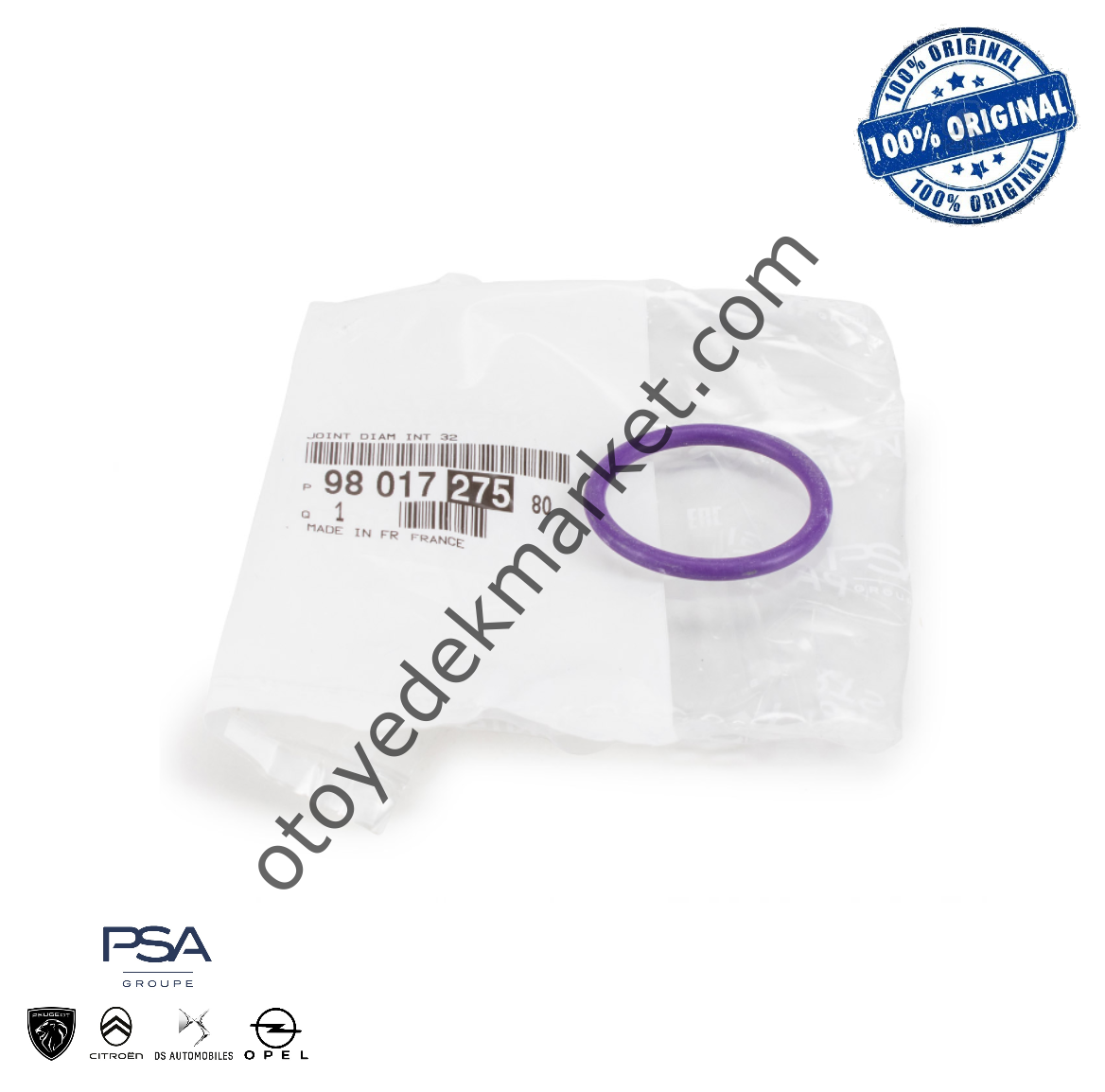 Peugeot 408 (2023-2024) 1.2 Turbo Benzinli Su Kollektör Borusu Contası (Orijinal)