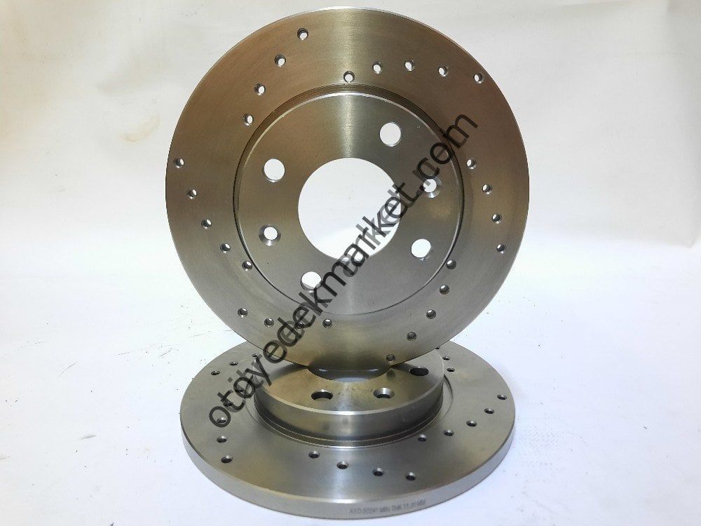 Peugeot 206+ (2009-2012) Spor Delikli Ön Fren Disk Takımı (Ayd)