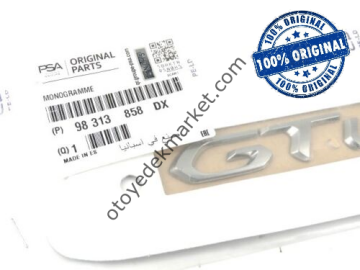 Peugeot 208 (2020-2023) Sağ Arka Çamurluk ''GT Line'' Yazısı (Orijinal)