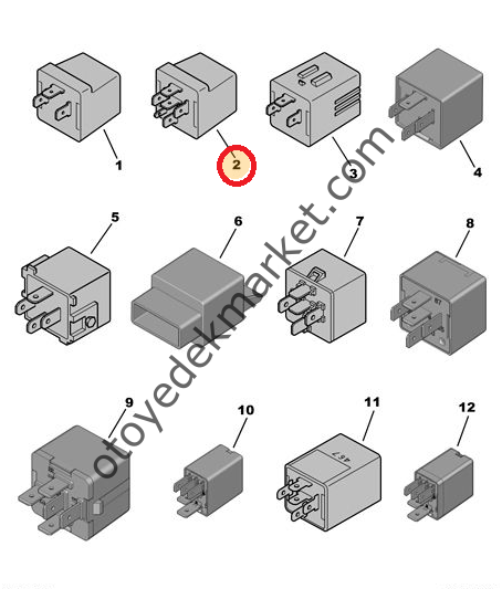 PEUGEOT 206 CAM SİLECEK ROLESİ (ORJİNAL)