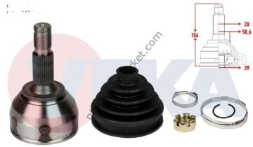 Citroen C5 (2008-2013) 1.6THP Benzinli Aks Kafası (VEKA)