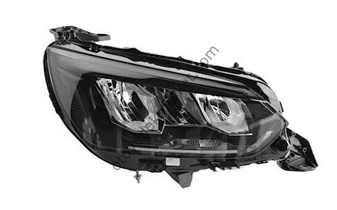 Peugeot 2008 (2020-2024) Sağ Ön Far, Eco Led (Taiwan)