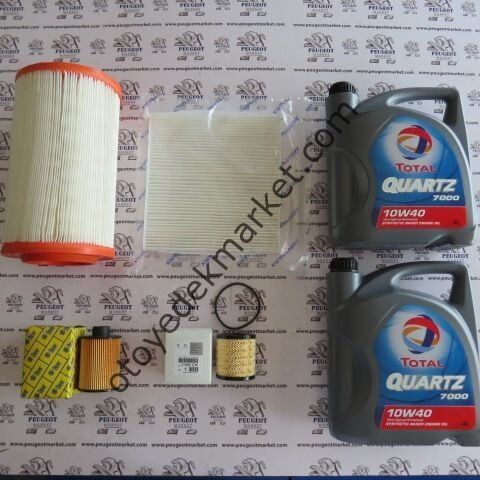 PEUGEOT BOXER (2007-2014) 2.2 FİLTRE BAKIM SETİ+10W40