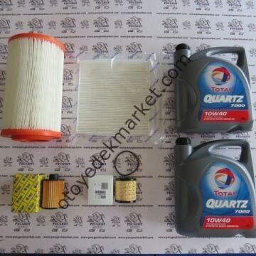 PEUGEOT BOXER (2007-2014) 2.2 FİLTRE BAKIM SETİ+10W40