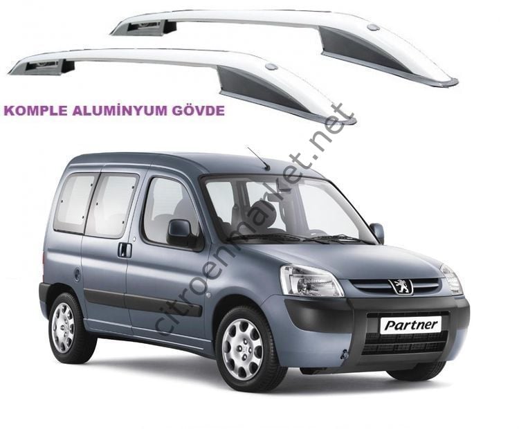 PEUGEOT PARTNER/BERLINGO 1998-2008  ÜST ÇITA  ALUMiNYUM