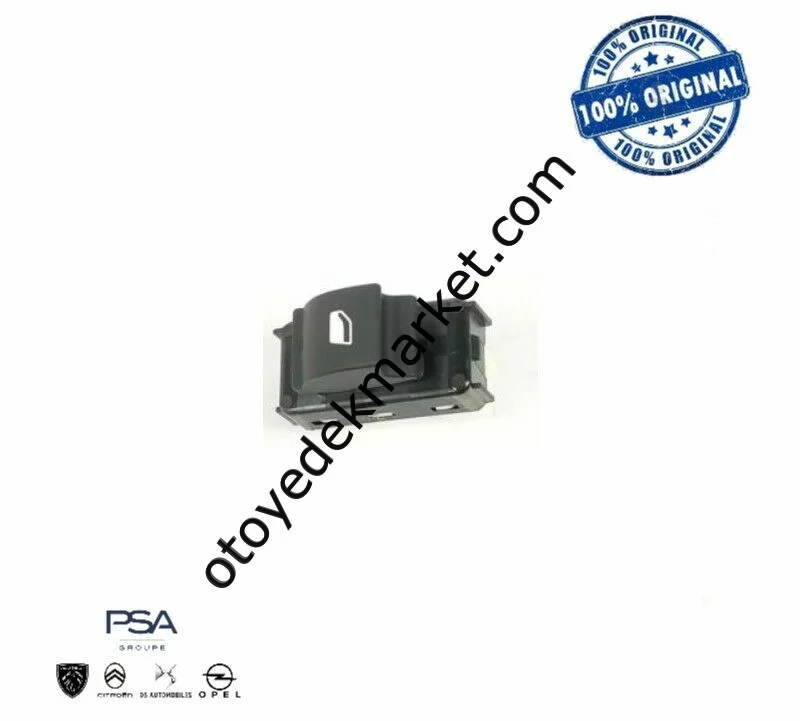 Citroen Berlingo (2018-2024) Arka Kapı Cam Açma Düğmesi (Orijinal)
