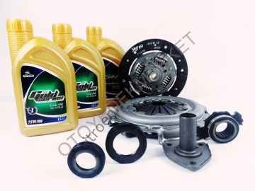 Peugeot 206 1.4 Benzinli Debriyaj Seti+Sağ ve Sol Aks Keçesi+Şanzıman Yağı+Prizdirek Keçesi+Temizleme Spreyi (Frow)