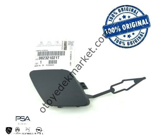 Peugeot 208 (2020-2023) Ön Tampon Çeki Demiri Kapağı (Orijinal)