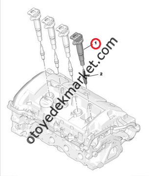 Peugoet 308 (2008-2014) 1,6 Benzinli Ateşleme Bobini (BOSCH)