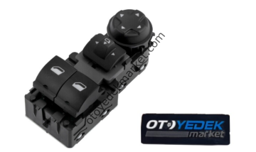 Citroen Berlingo (2019-2024) Sol Ön Kapı Cam Açma Kumanda Düğme Grubu (İthal)