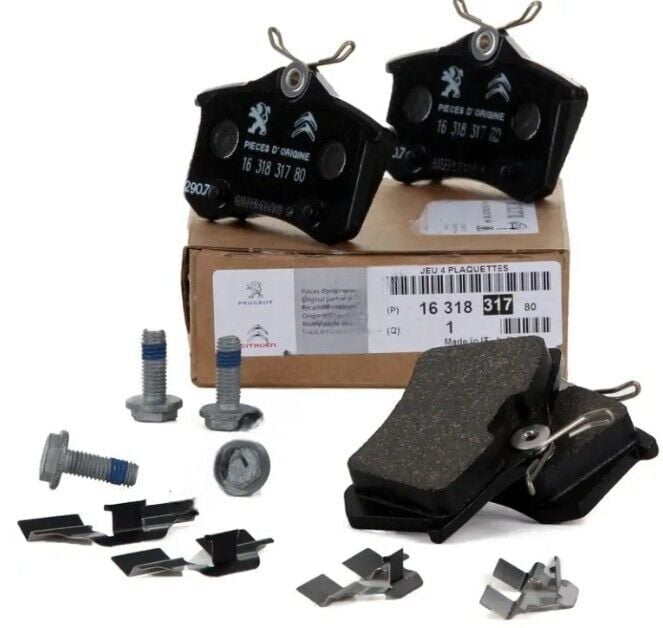 Citroen C3 (2017-2024) Arka Fren Balata (Orjinal)